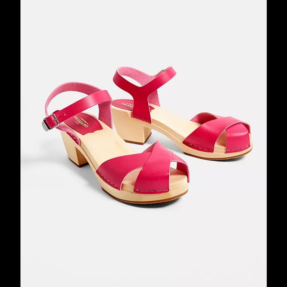 Swedish Hasbeens 35 Mirja Pink Sandals